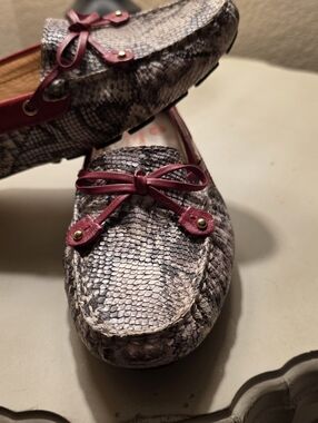 Marc Joseph New York Cypress Hill loafers in a snakeskin-embossed print